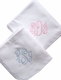 Monogrammed Pima Cotton Picot Trim Blanket