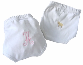 monogrammed diaper cover