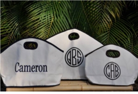monogrammed gg canvas bag