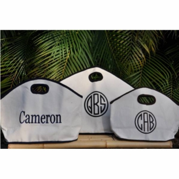 Monogrammed Gg Canvas Bag