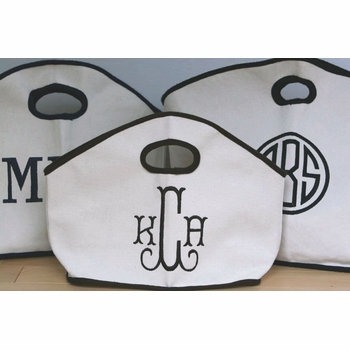Monogrammed Gg Canvas Bag