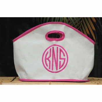 Monogrammed Gg Canvas Bag