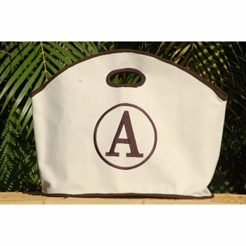 Monogrammed Gg Canvas Bag