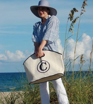 Monogrammed Gg Canvas Bag