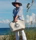 Monogrammed Gg Canvas Bag