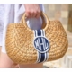 Monogrammed Kala Basket Bag