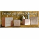 monogrammed palm wax candle - 4" palm wax