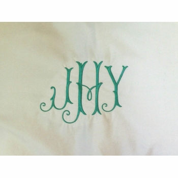Monogrammed Pillow Shams