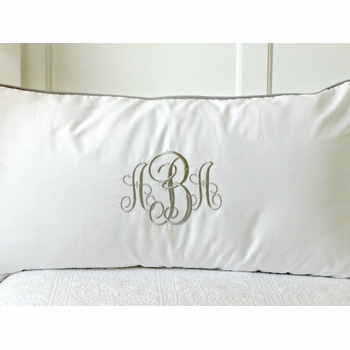 Monogrammed Pillow Shams