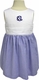 monogrammed pique seersucker dress