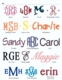 monogrammed pique seersucker dress