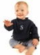 monogrammed roll neck pullover sweater