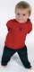 monogrammed roll neck pullover sweater
