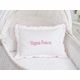monogrammed scalloped baby pillow