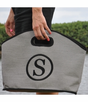 monogrammed solid GG tote