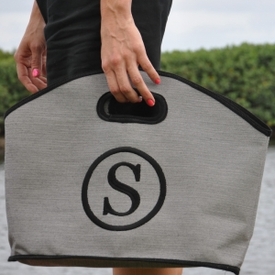 monogrammed solid GG tote