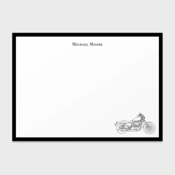 Motorcycle Personalized Kids Stationery