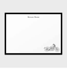 Motorcycle Personalized Kids Stationery
