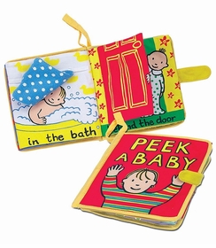 my peek-a-baby book by jelly cat
