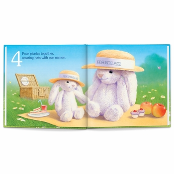 my personalized snuggle bunny book