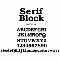 name-serifblock