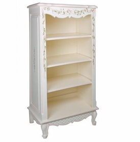 Narrow French Bookcase - Ribbons & Roses