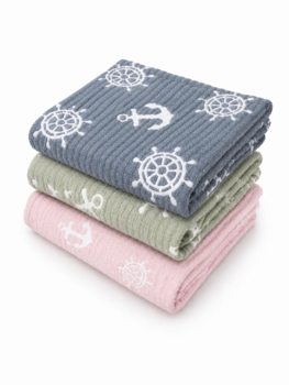 nautical baby blanket