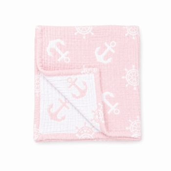 nautical baby blanket