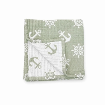 nautical baby blanket