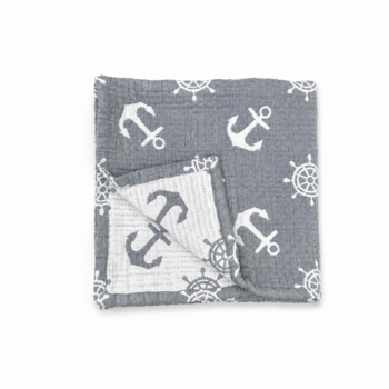 nautical baby blanket