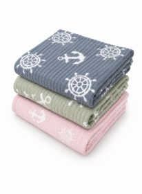 nautical baby blanket