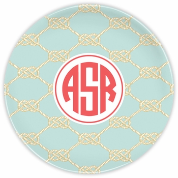 Nautical Knot Sea Plate