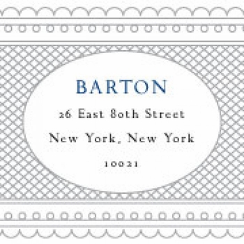 navy monogram baptism invitations