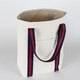 Navy Red Stripe Shopper Tote