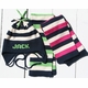 Navy Stripe Ear Flap Hat