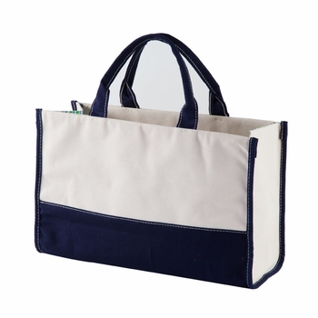 navy vivera tote