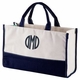 navy vivera tote