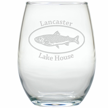 new dad stemless wine glass gift