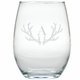 new dad stemless wine glass gift