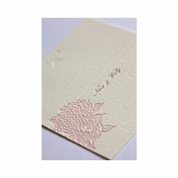 nina & willy place pink folded card