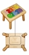 number puzzle stool