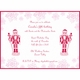nutcracker snow invitation cards