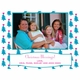 o christmas tree teal holiday cards