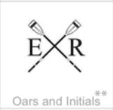 soundview millworks monograms and frames oars and initials