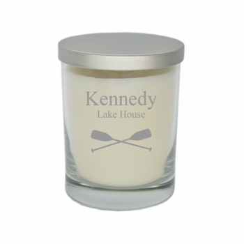 oars glass soy candle