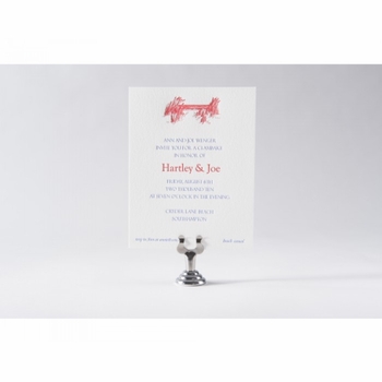 on the water engagement party card