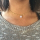Opal and Gold Heather Choker Necklace