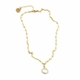 Opal and Gold Heather Choker Necklace