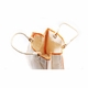 Orange Accented Rope Tote