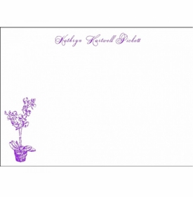 Orchid Social Stationery